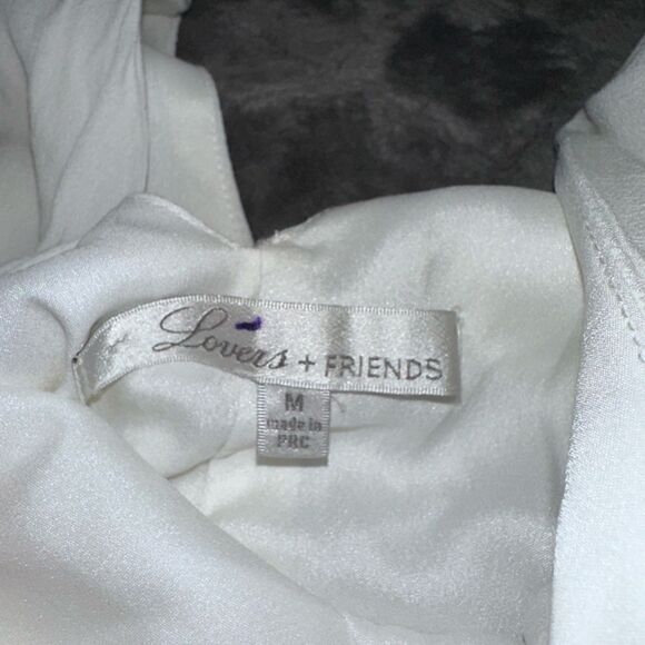 NWTs REVOLVE x Lovers + Friends Ryder Dress in Ivory White Size Medium - Picture 9 of 9